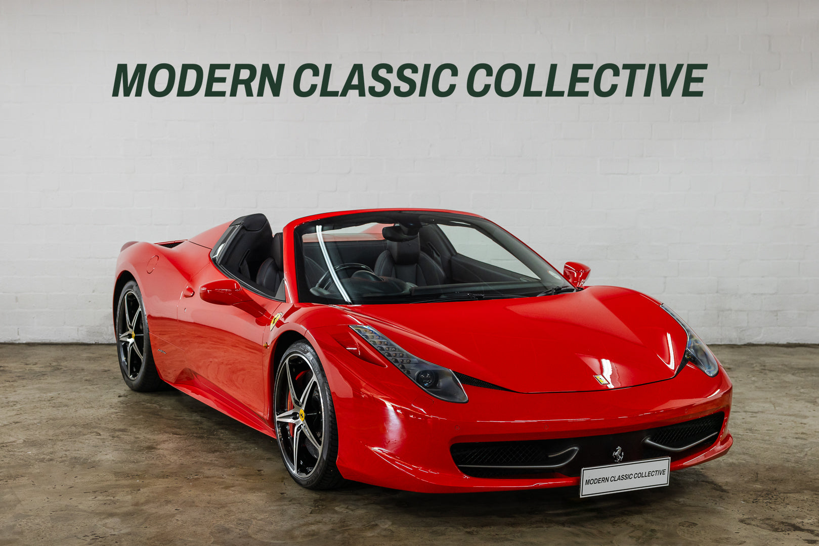 2014 Ferrari 458 Spider - 36 650kms – Modern Classic Collective