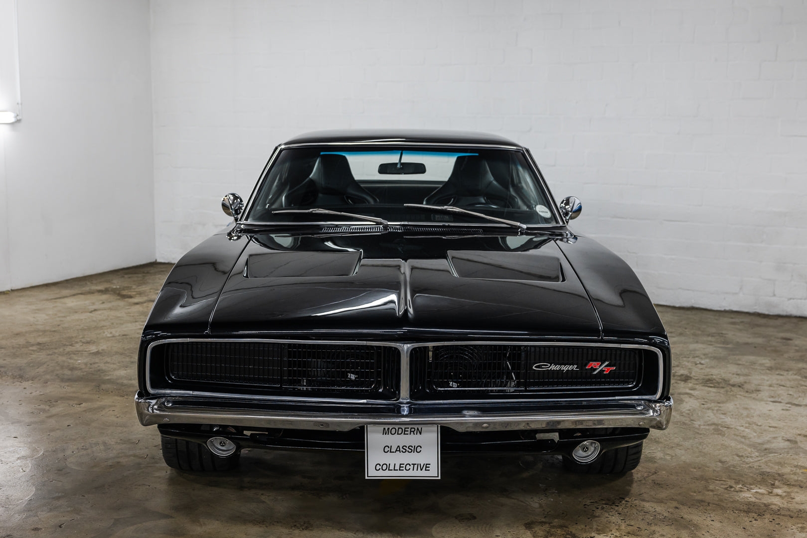 Black classic 1969 Dodge Charger RT 440
