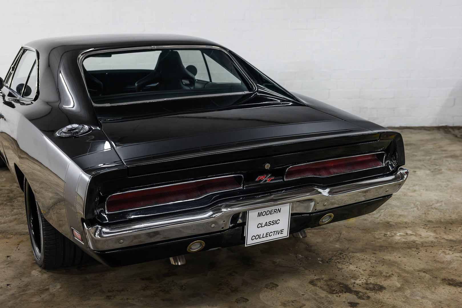 Black classic 1969 Dodge Charger RT