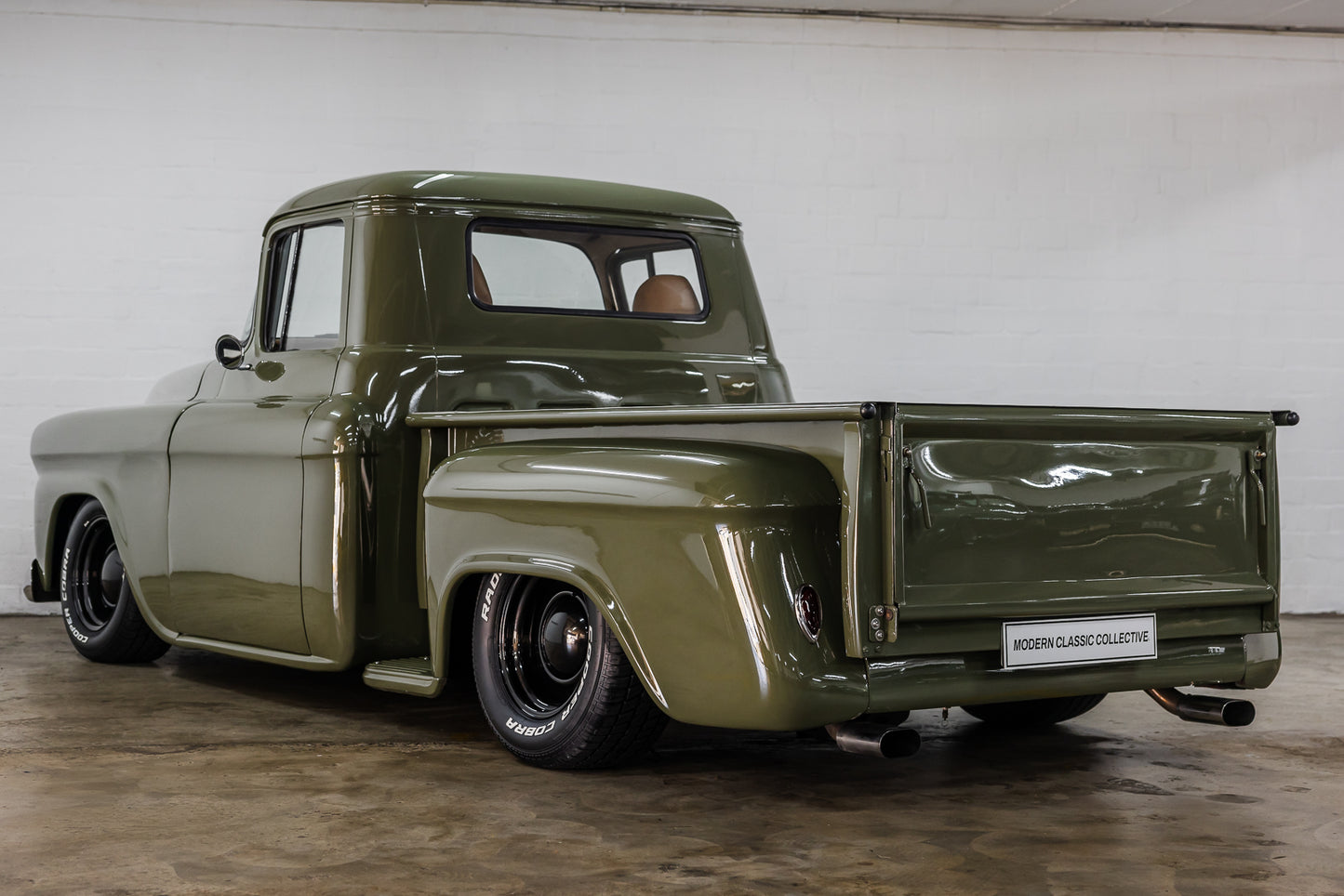1958 Chevrolet Apache 3100 with air suspension - 20kms showing since build