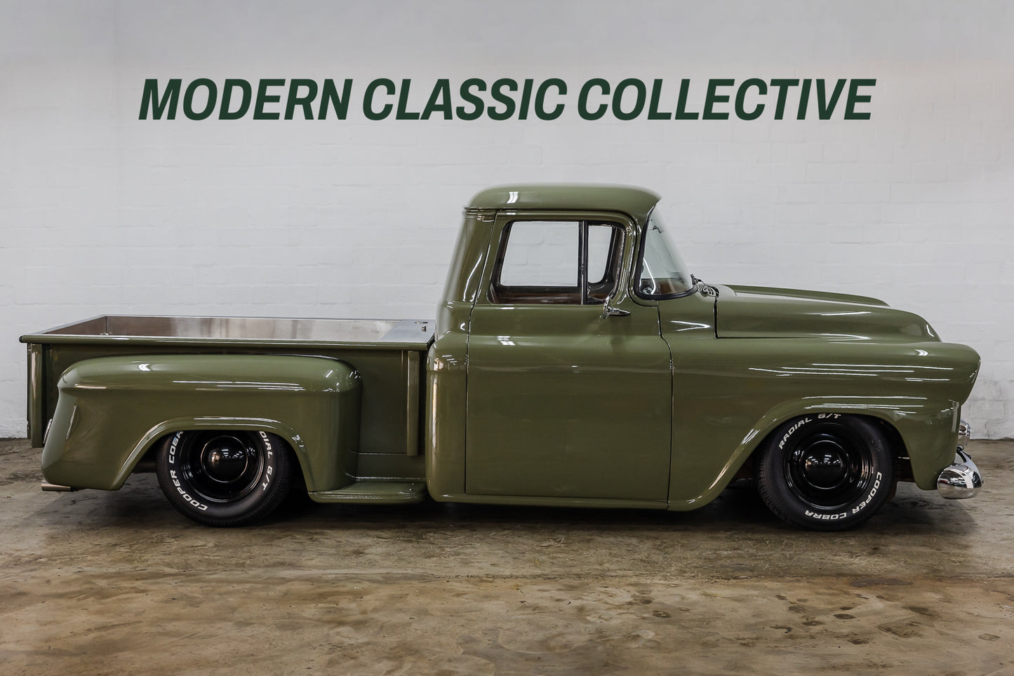 1958 Chevrolet Apache 3100 with air suspension - 20kms showing since build