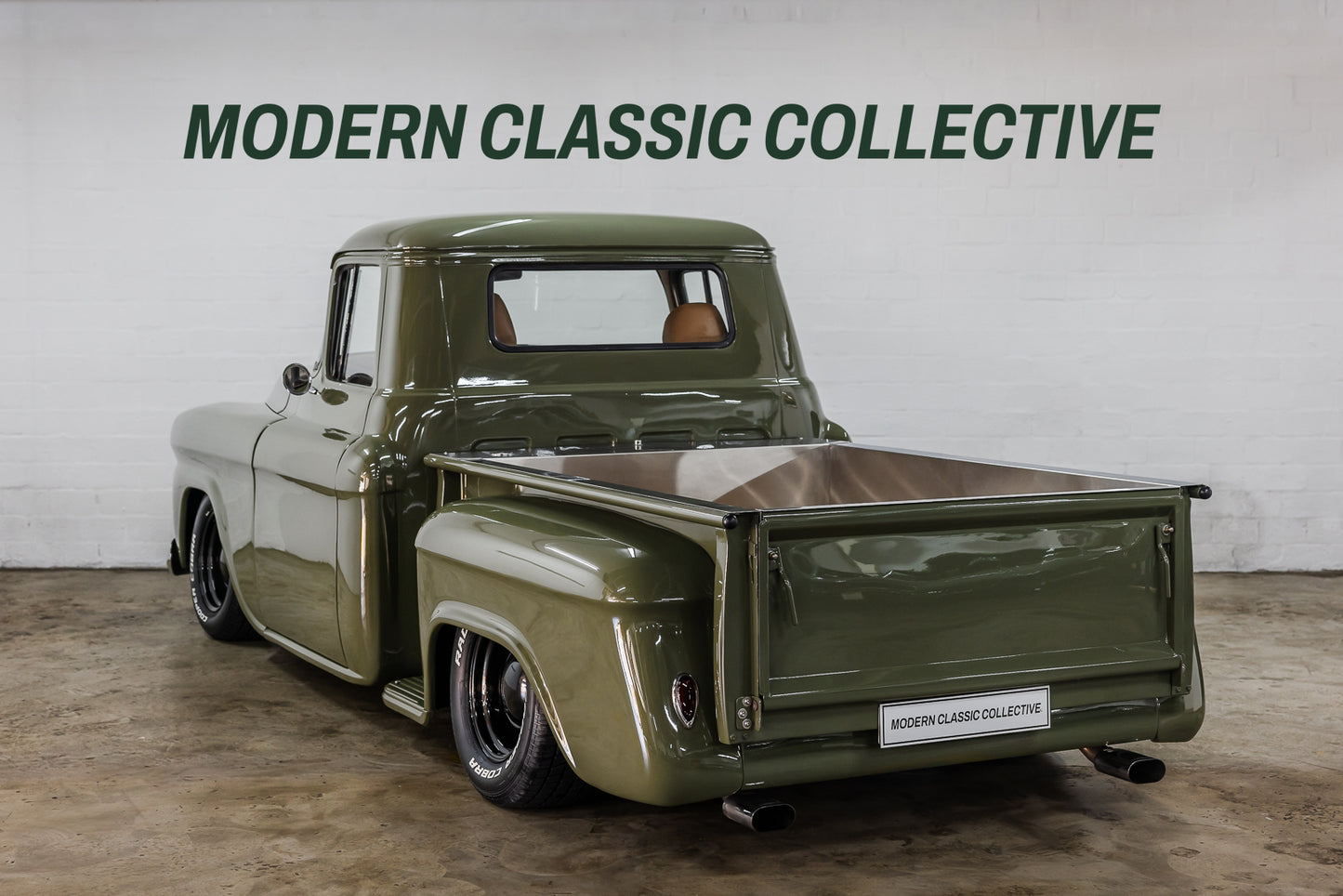 1958 Chevrolet Apache 3100 with air suspension - 20kms showing since build