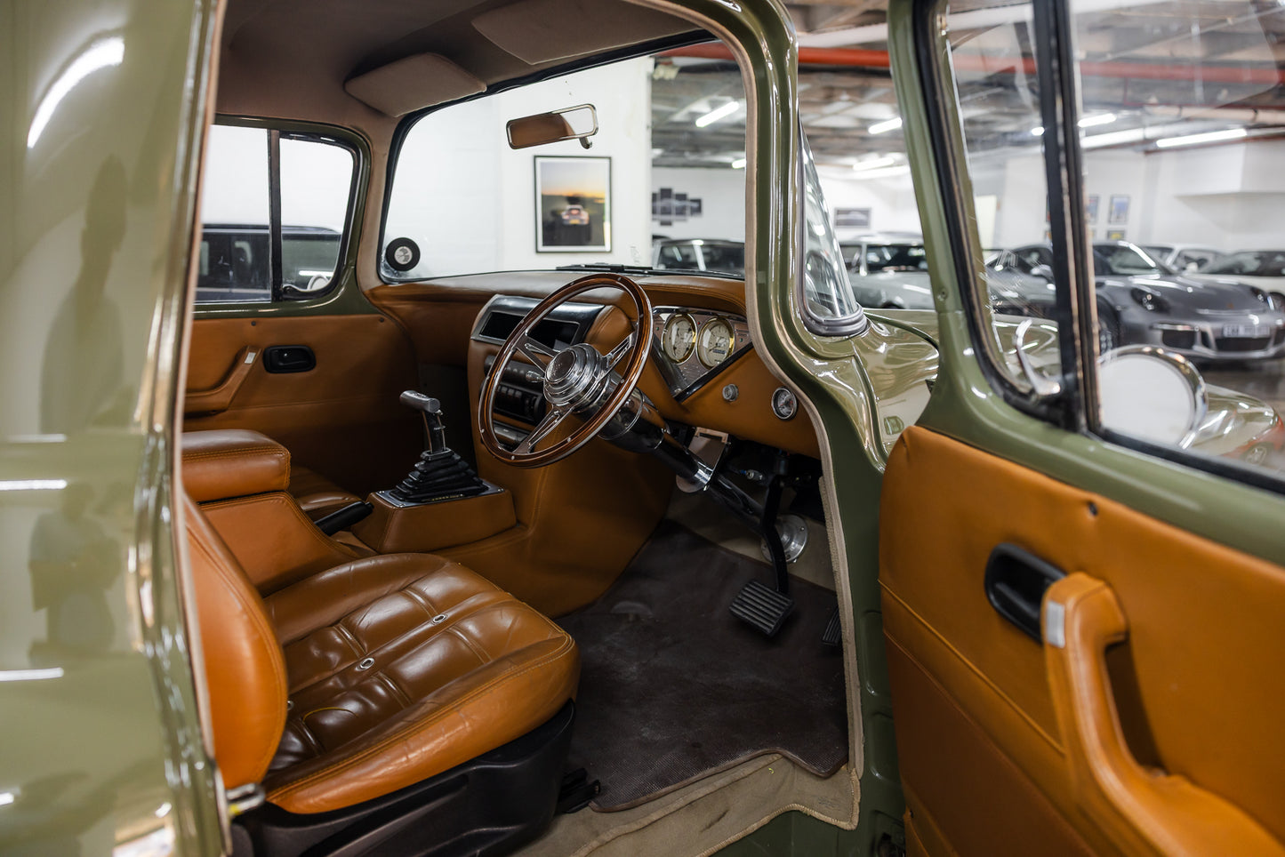 1958 Chevrolet Apache 3100 with air suspension - 20kms showing since build