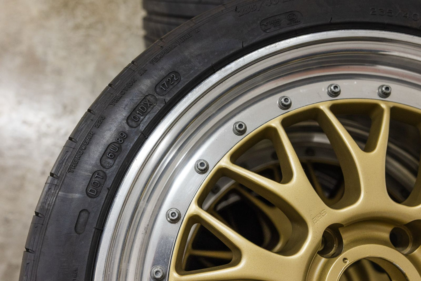 Genuine BBS E88 Split rims and tyres