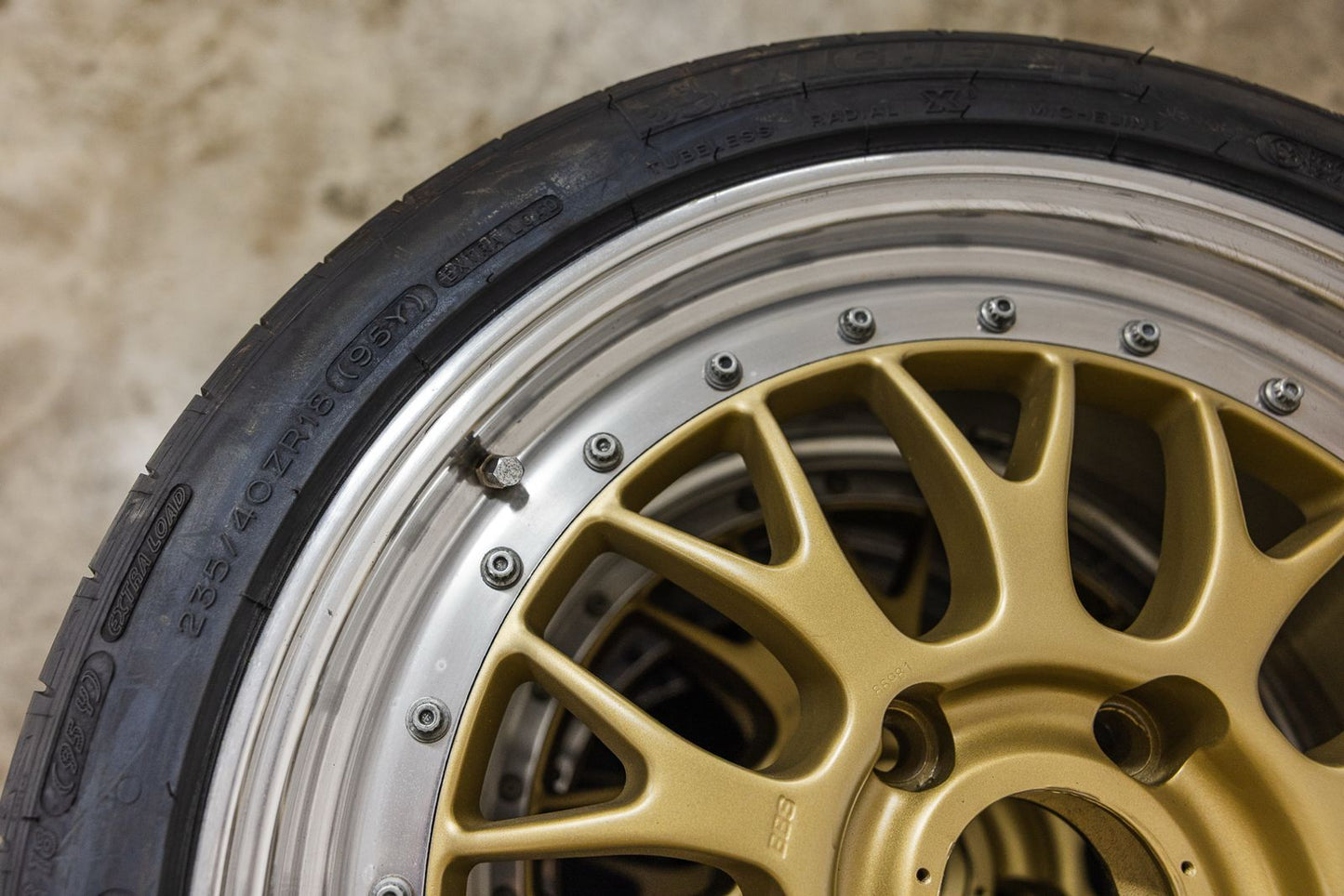 Genuine BBS E88 Split rims and tyres
